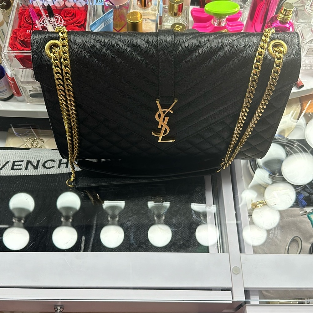 YSL large envelope bag